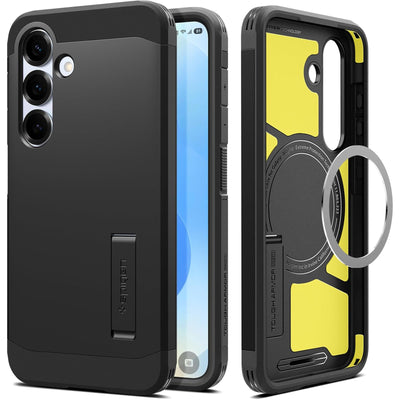 Spigen Galaxy S25 5G Tough Armor  MagFit Case - Black