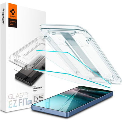 Spigen Galaxy S25 Ultra 5G   Premium Tempered Glass Screen Protector - 2 Pack