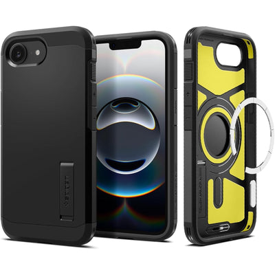 Spigen iPhone 17e/16e (6.1") Tough Armor  MagFit Case - Black