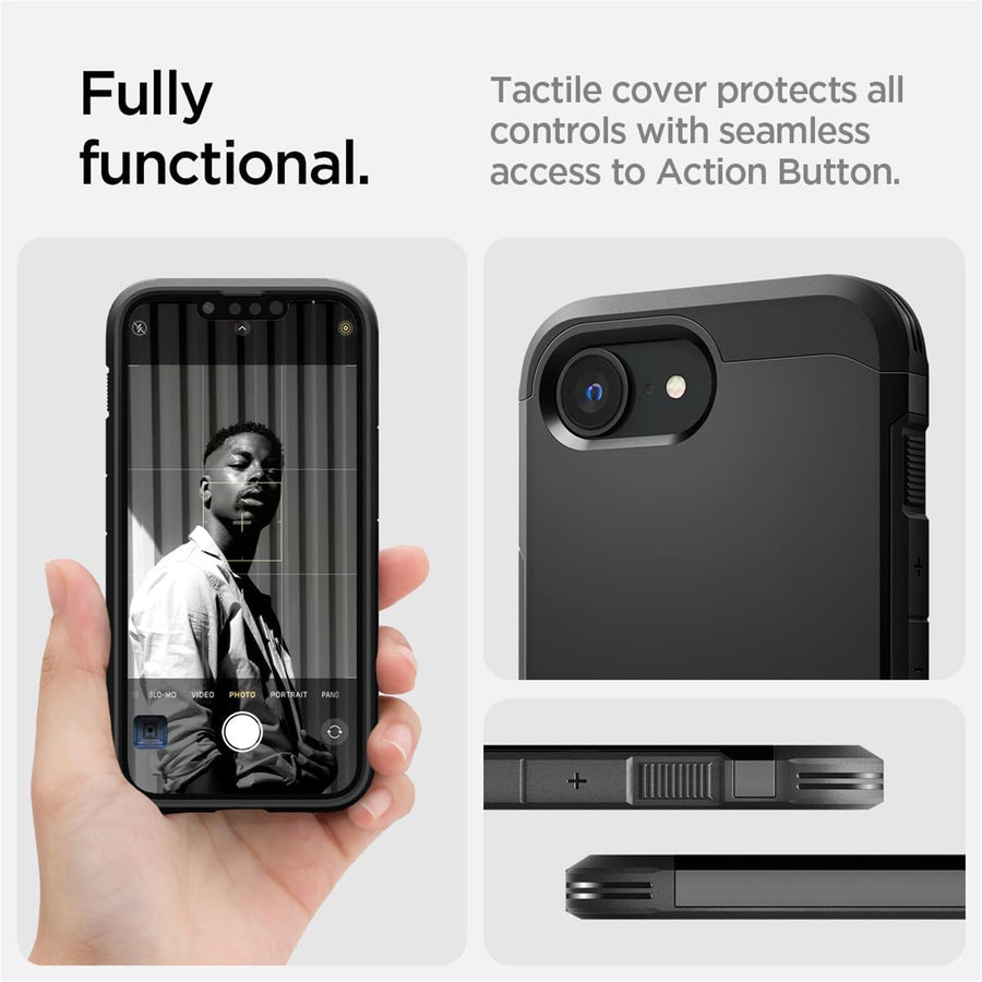 Spigen iPhone 17e/16e (6.1") Tough Armor  MagFit Case - Black