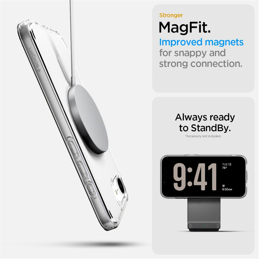 Spigen iPhone 17e/16e (6.1") Ultra Hybrid MagFit  Phone Case - Clear