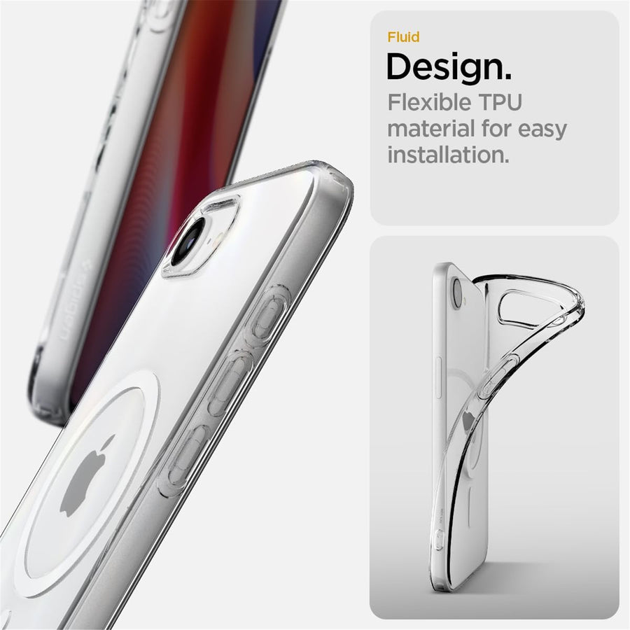 Spigen iPhone 17e/16e (6.1") Liquid Crystal MagFit Case - Crystal Clear