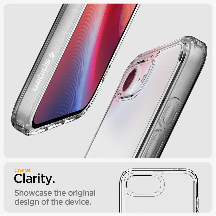 Spigen iPhone 17e/16e (6.1") Ultra Hybrid  Case - Crystal Clear