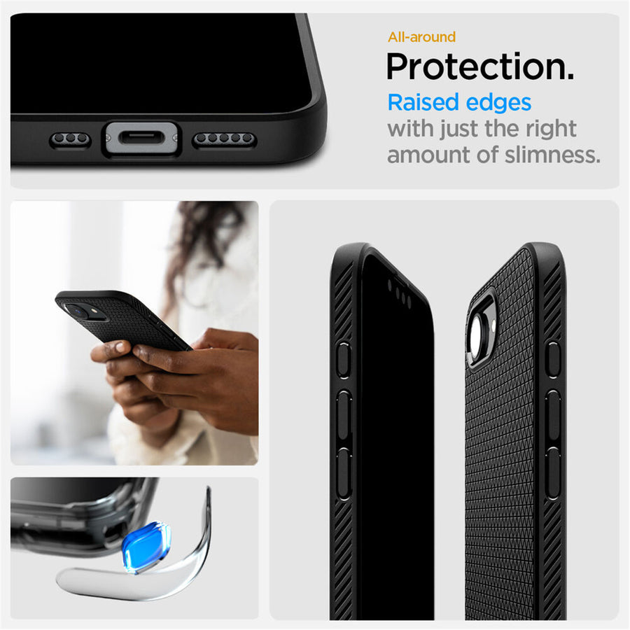 Spigen iPhone 17e/16e (6.1") Liquid Air  Case - Matte Black
