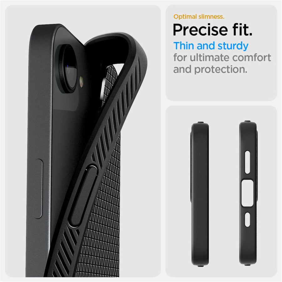 Spigen iPhone 17e/16e (6.1") Liquid Air  Case - Matte Black