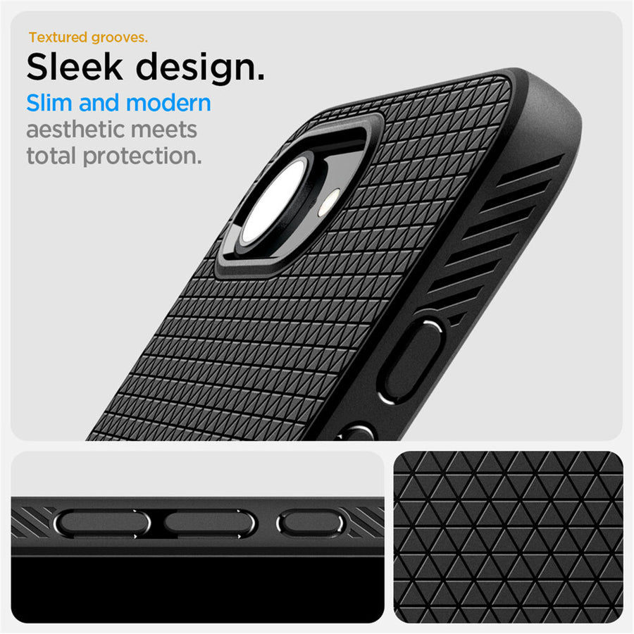 Spigen iPhone 17e/16e (6.1") Liquid Air  Case - Matte Black