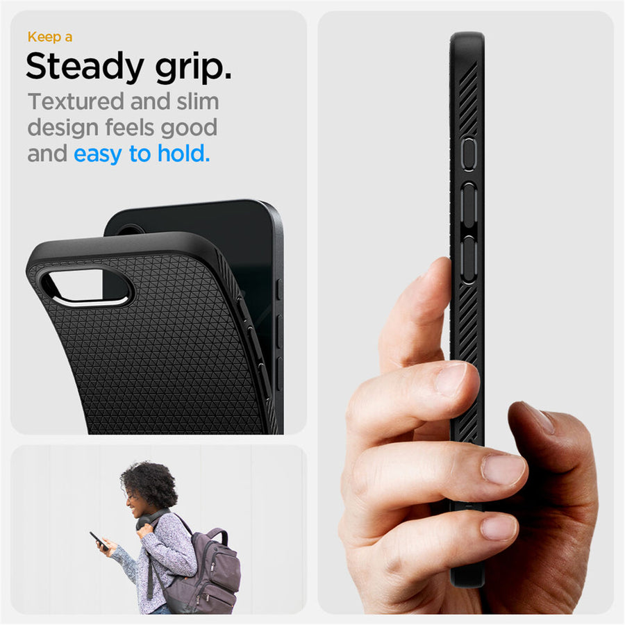Spigen iPhone 17e/16e (6.1") Liquid Air  Case - Matte Black