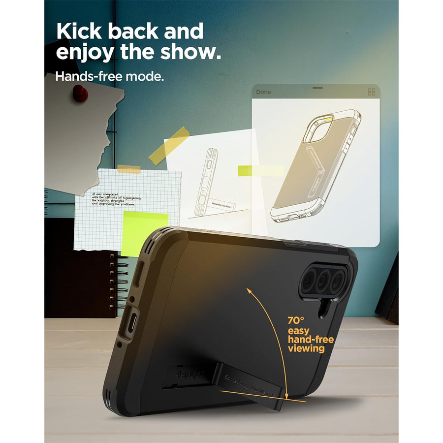 Spigen Galaxy A36 5G (2025) Tough Armor  Case - Black