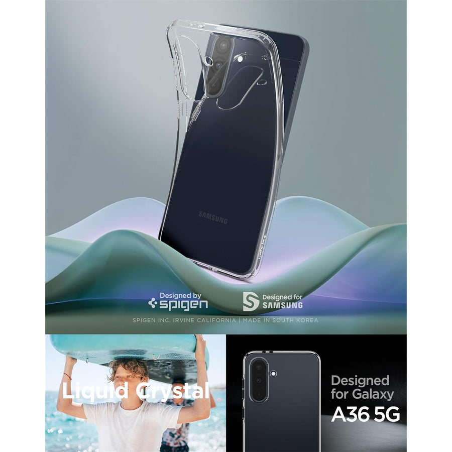 Spigen Galaxy A36 5G (2025) Liquid Crystal  Case - Crystal Clear