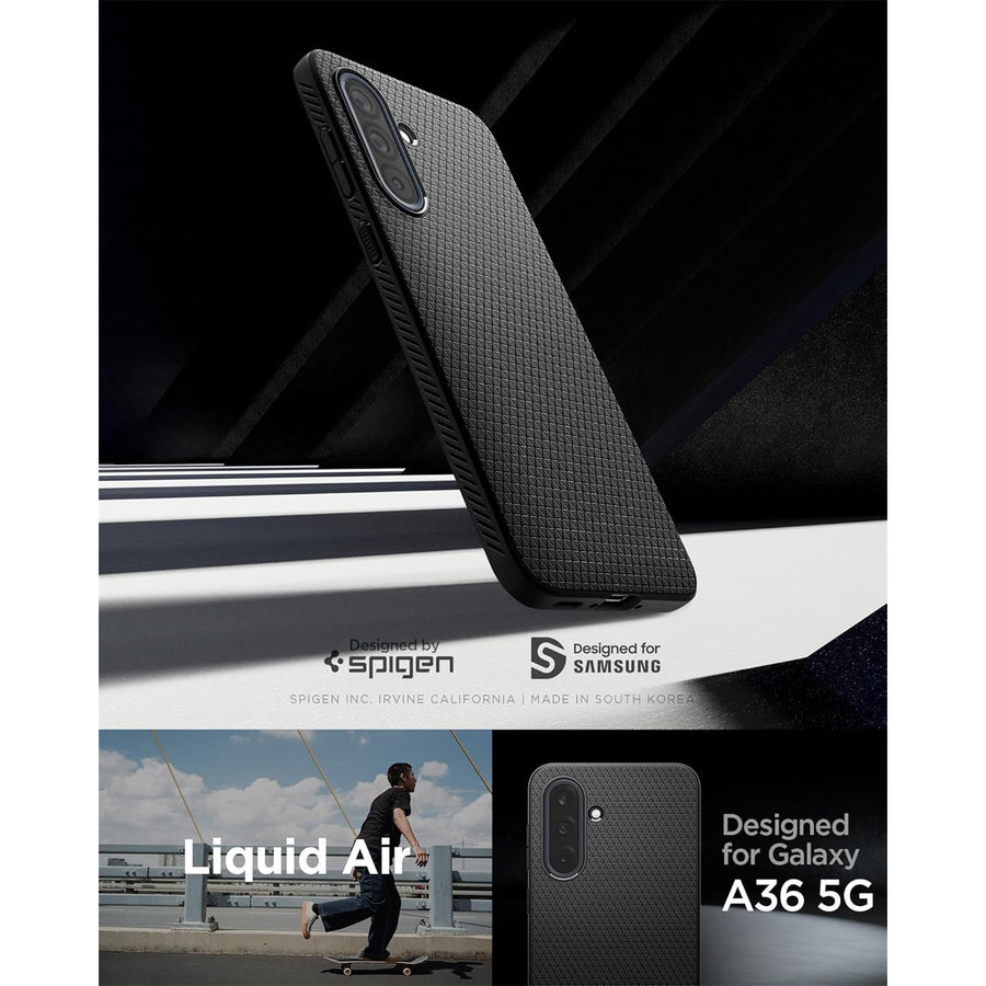 Spigen Galaxy A36 5G (2025) Liquid Air  Case - Black