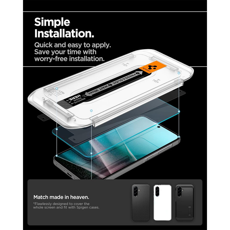 Spigen Galaxy A36 5G (2025)   Premium Tempered Glass Screen Protector - 2 Pack
