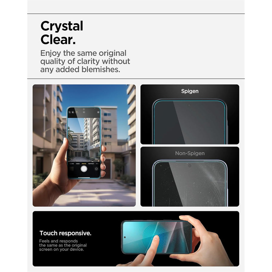Spigen Galaxy A36 5G (2025)   Premium Tempered Glass Screen Protector - 2 Pack