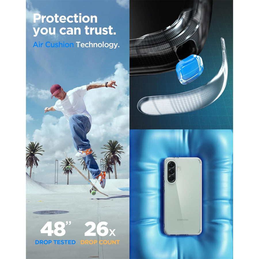 Spigen Galaxy A56 5G (2025) Ultra Hybrid  Case - Crystal Clear