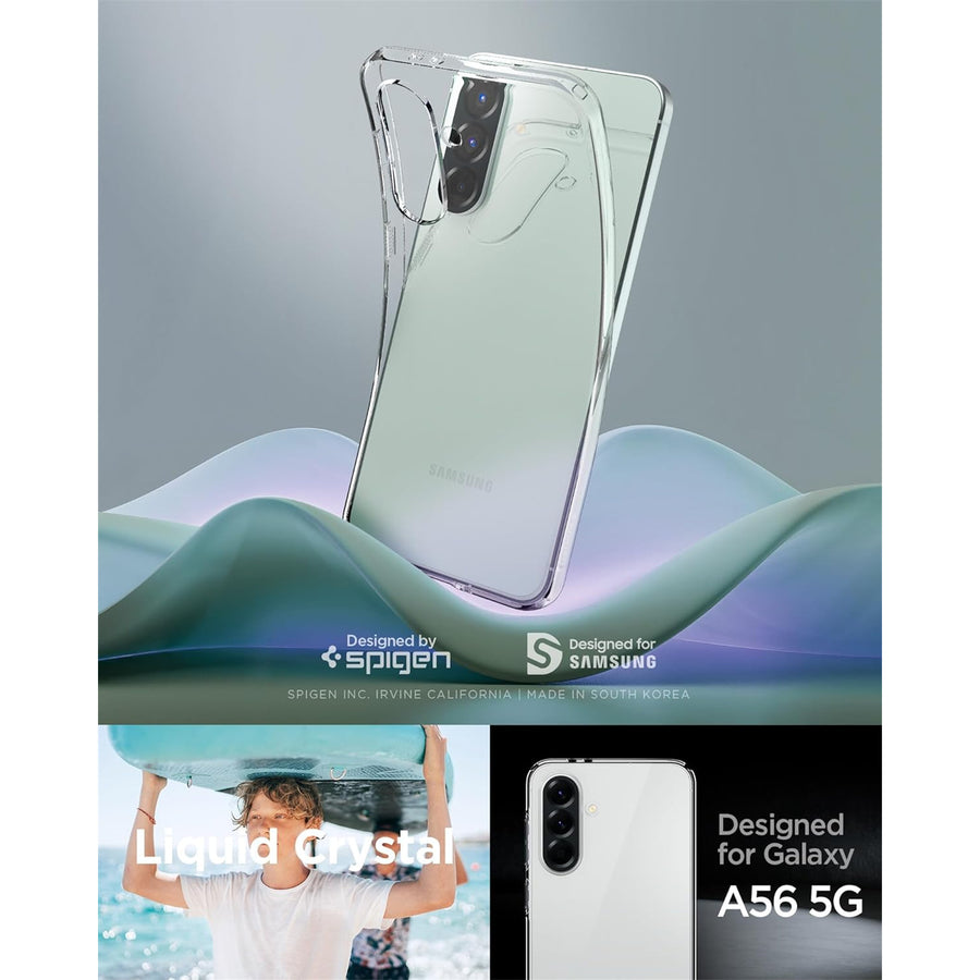 Spigen Galaxy A56 5G (2025) Liquid Crystal  Case - Crystal Clear