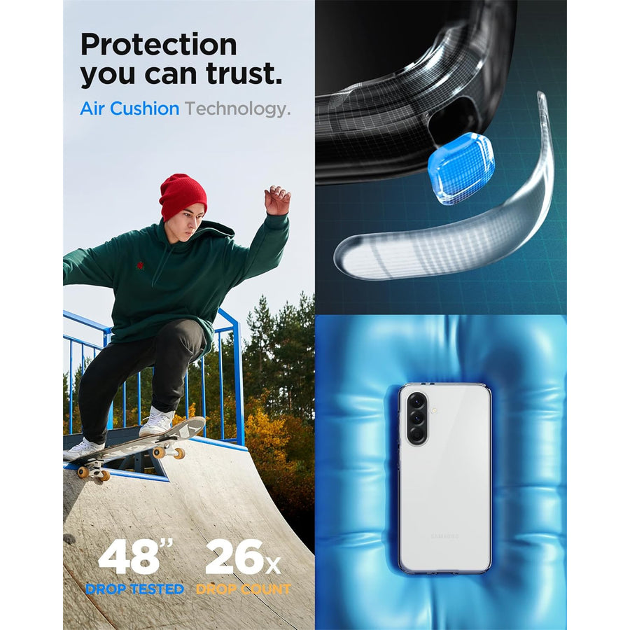 Spigen Galaxy A56 5G (2025) Liquid Crystal  Case - Crystal Clear
