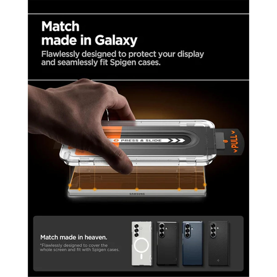 Spigen Galaxy Z Fold7 Premium Tempered Glass Screen Protector - 1 Pack