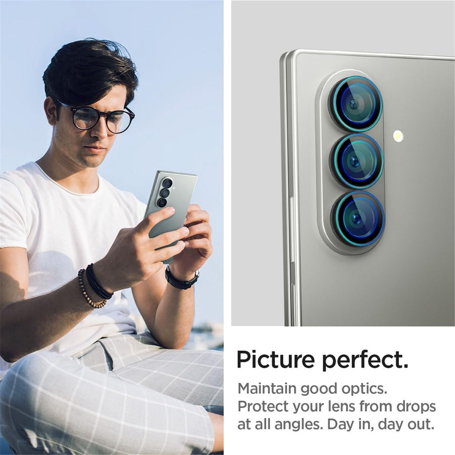 Spigen Galaxy Z Fold8 Ultra / Z Fold7 5G  Optik Pro Premium Camera Lens Tempered Glass Protector - 2 Pack