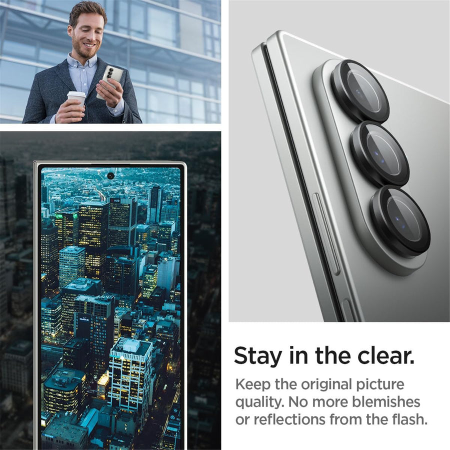 Spigen Galaxy Z Fold8 Ultra / Z Fold7 5G  Optik Pro Premium Camera Lens Tempered Glass Protector - 2 Pack