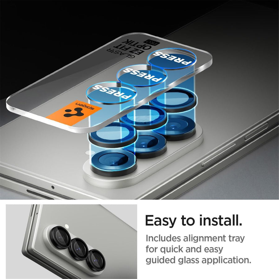 Spigen Galaxy Z Fold8 Ultra / Z Fold7 5G  Optik Pro Premium Camera Lens Tempered Glass Protector - 2 Pack