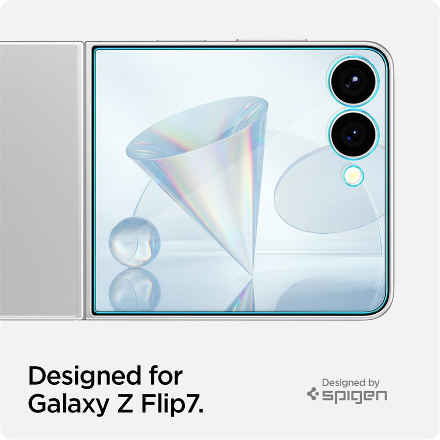 Spigen Galaxy Z Flip8 / Z Flip7 Premium Tempered Glass Screen Protector - 1 Pack