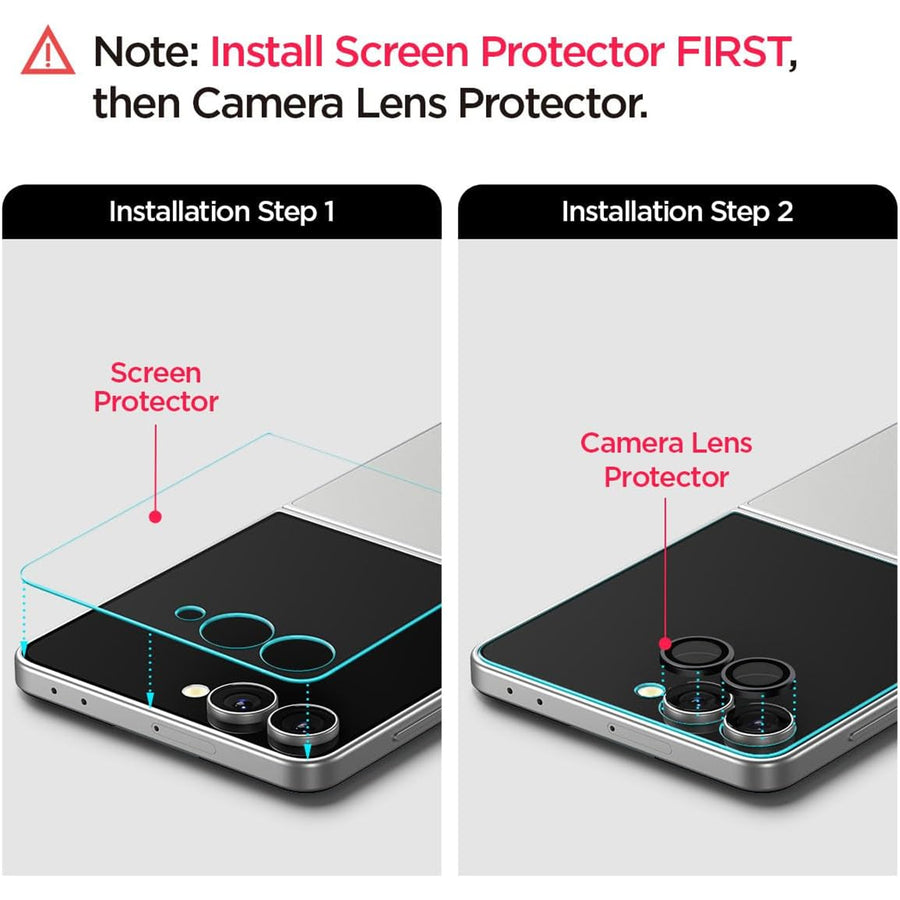 Spigen Galaxy Z Flip8 / Z Flip7 Premium Tempered Glass Screen Protector - 1 Pack