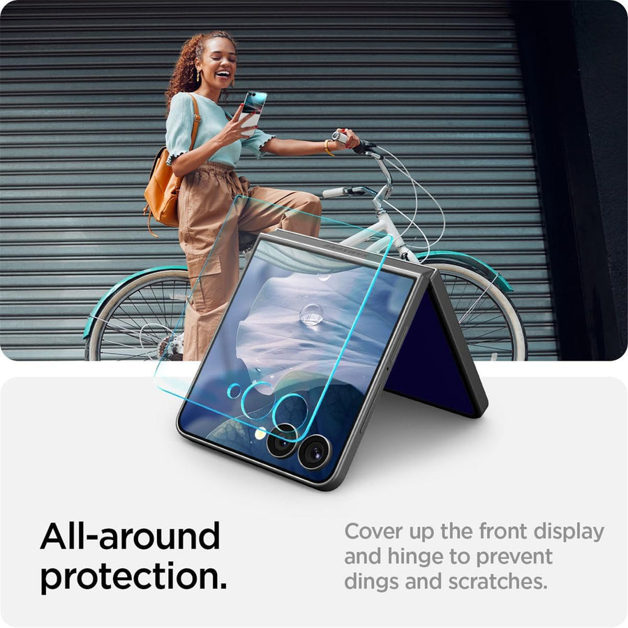 Spigen Galaxy Z Flip8 / Z Flip7 Premium Tempered Glass Screen Protector - 1 Pack