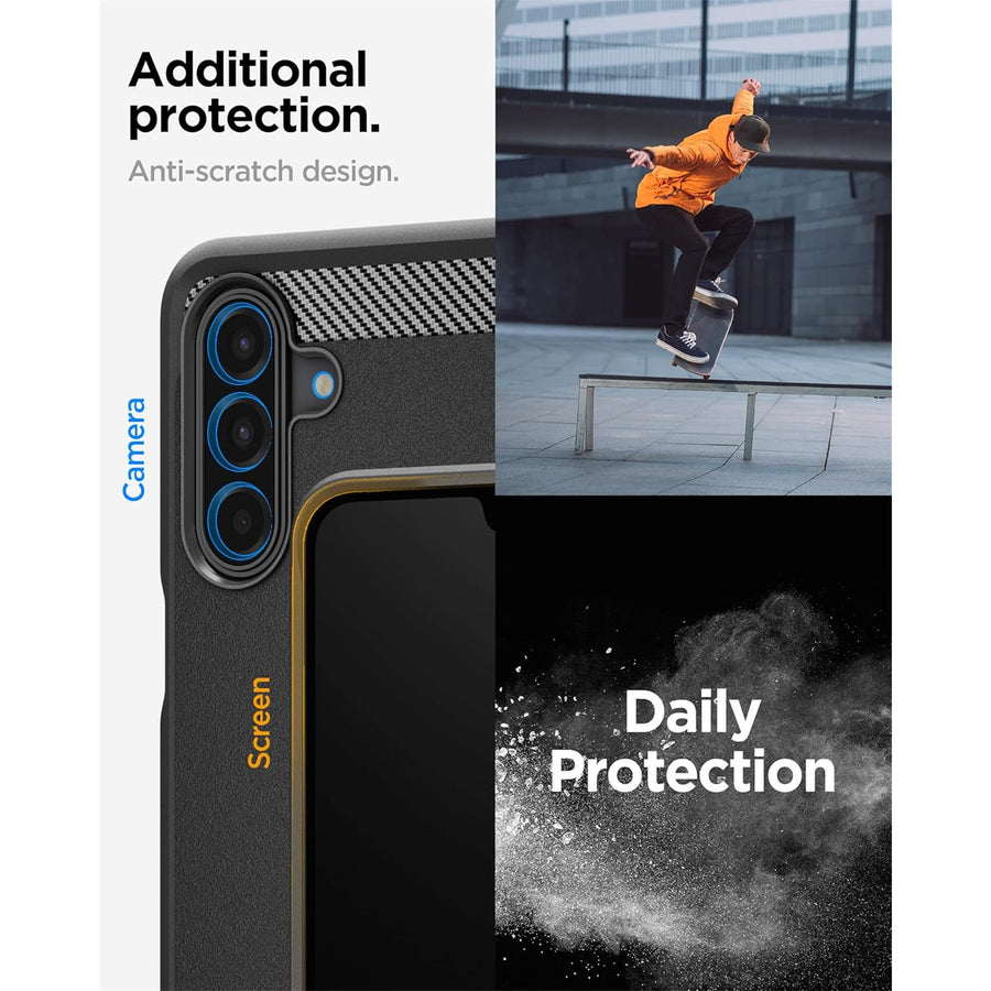 Spigen Galaxy A17/A17 5G (2025) Rugged Armor  Case - Matte Black