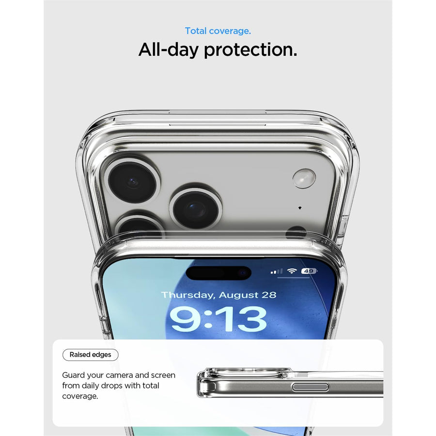 Spigen iPhone 17 Pro Max (6.9") Ultra Hybrid S  MagFit Case - Crystal Clear