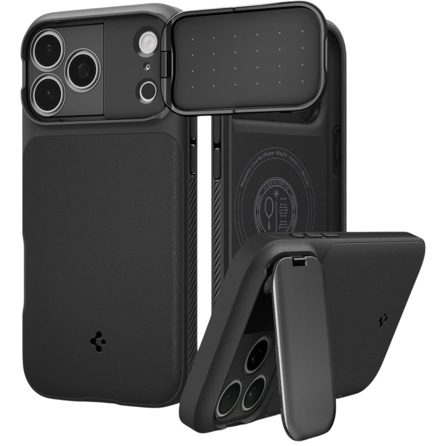 Spigen iPhone 17 Pro Max (6.9") Optik  MagFit Case - Black