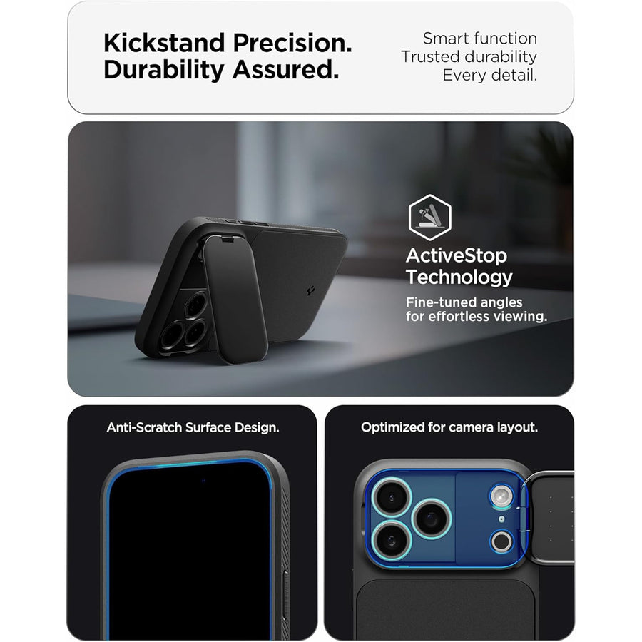 Spigen iPhone 17 Pro Max (6.9") Optik  MagFit Case - Black