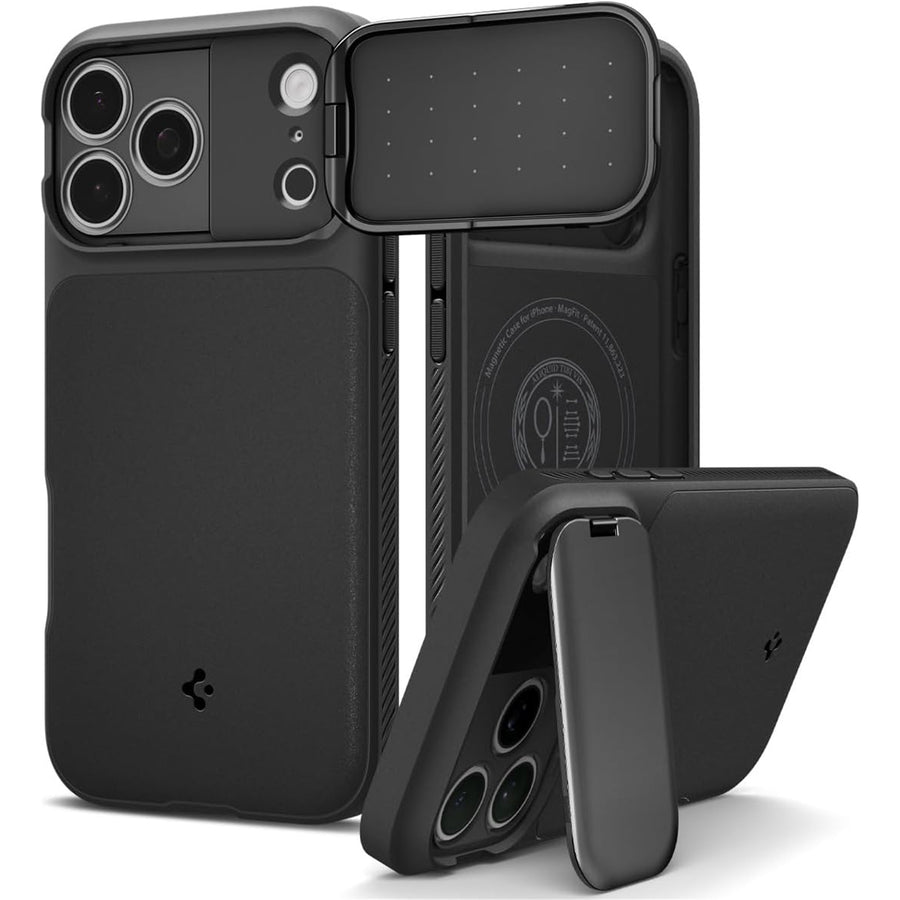 Spigen iPhone 17 Pro (6.3") Optik  MagFit Case - Black