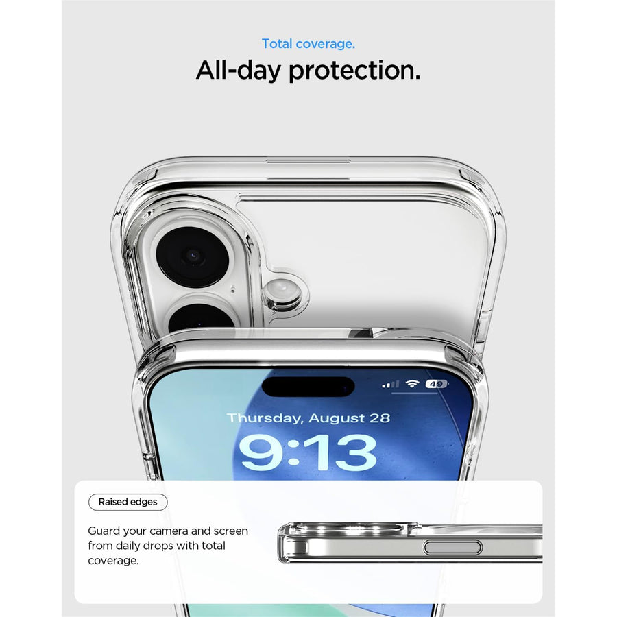 Spigen iPhone 17 (6.3") Ultra Hybrid S  MagFit Case - Crystal Clear