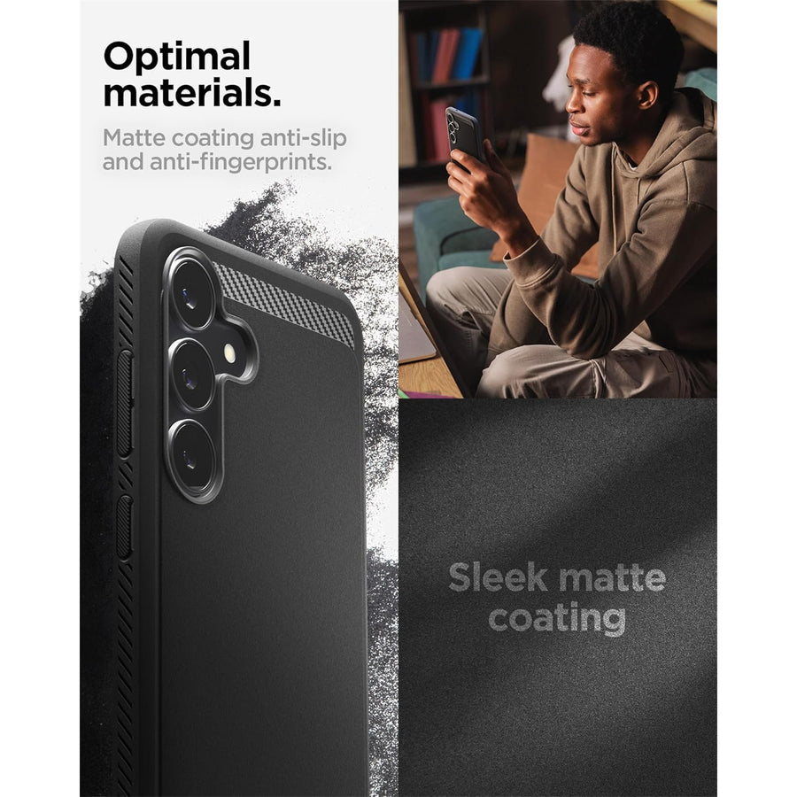 Spigen Galaxy S25 FE 5G Rugged Armor  Case - Black