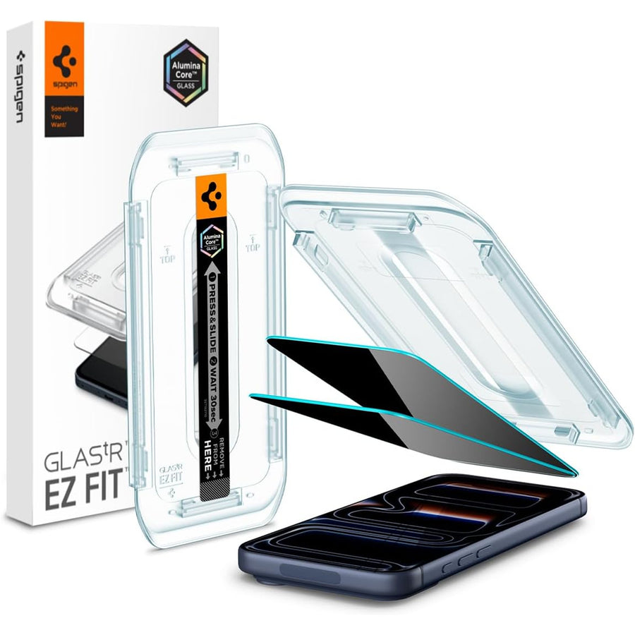 Spigen iPhone 17 Pro Max (6.9") / 16 Pro Max (6.9")  Premium Privacy Tempered Glass Screen Protector