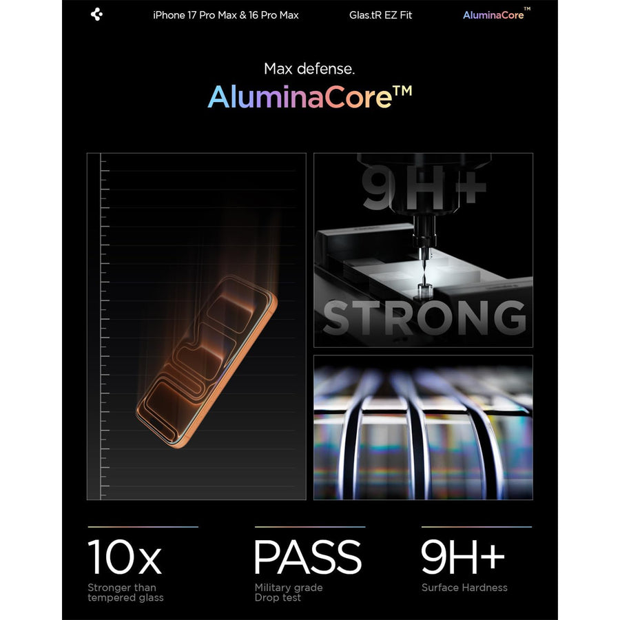 Spigen iPhone 17 Pro Max (6.9") / 16 Pro Max (6.9")  Premium Privacy Tempered Glass Screen Protector