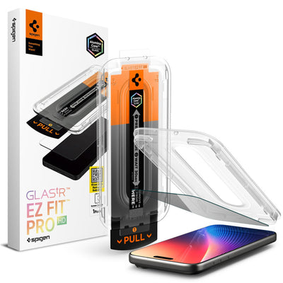 Spigen iPhone 17 Pro/17/16 Pro (6.3")   Premium Privacy Tempered Glass Screen Protector