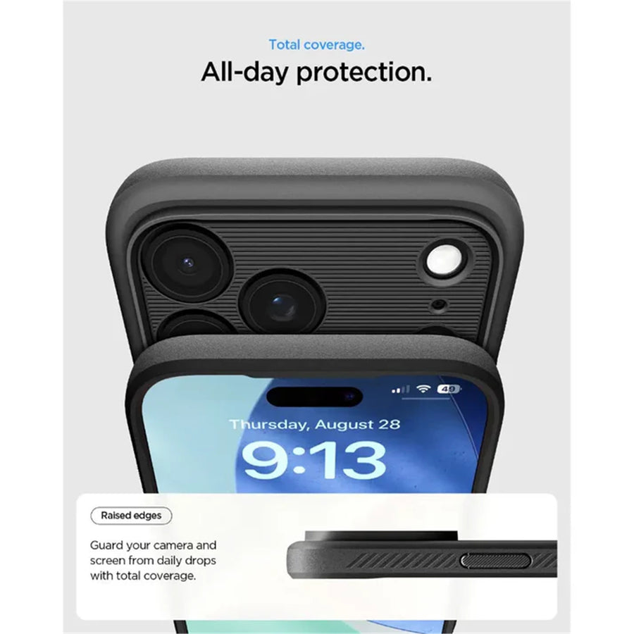 Spigen iPhone 17 Pro Max (6.9") Rugged Armor  MagFit Case - Black