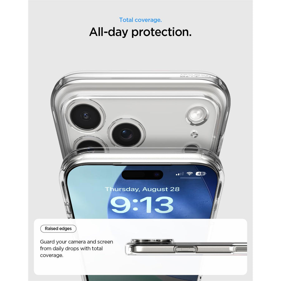 Spigen iPhone 17 Pro Max (6.9") Ultra Hybrid  Case - Clear