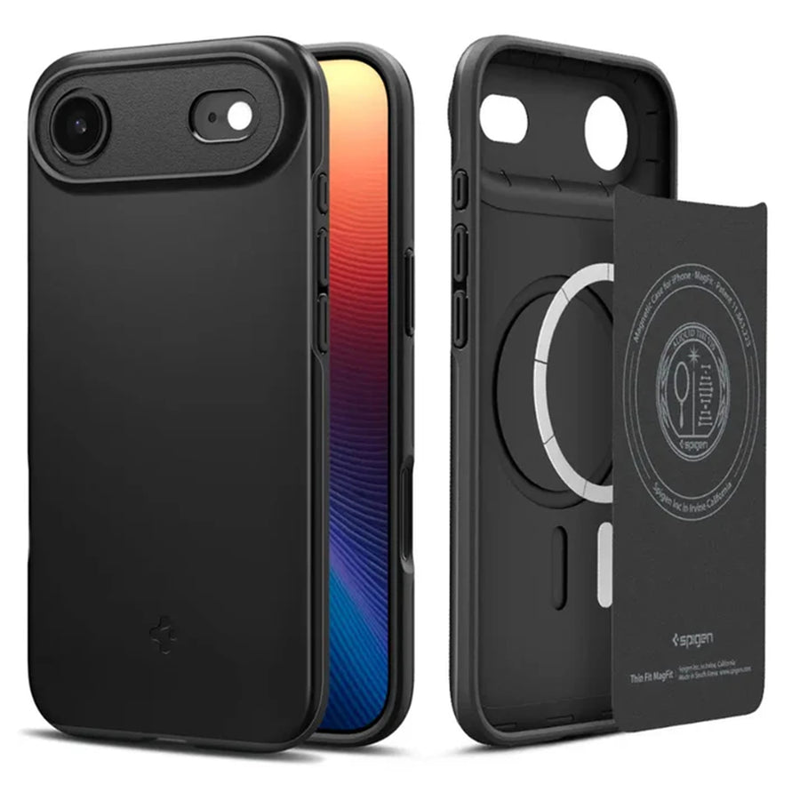 Spigen iPhone Air (6.5") Thin Fit  MagFit Case - Black