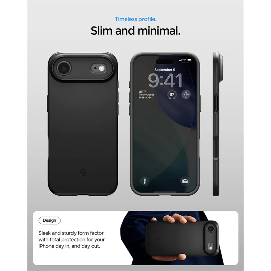 Spigen iPhone Air (6.5") Thin Fit  MagFit Case - Black