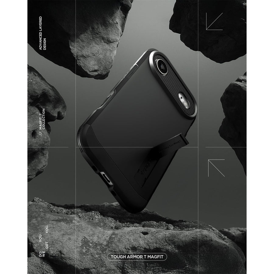 Spigen iPhone Air (6.5") Tough Armor  Magfit Case - Black