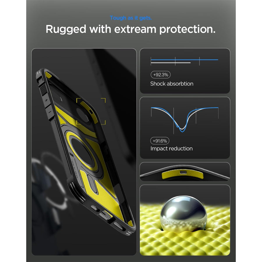 Spigen iPhone Air (6.5") Tough Armor  Magfit Case - Black