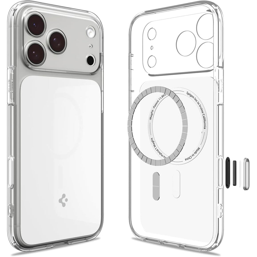 Spigen iPhone 17 Pro (6.3") Ultra Hybrid T  MagFit Case - Glossy White