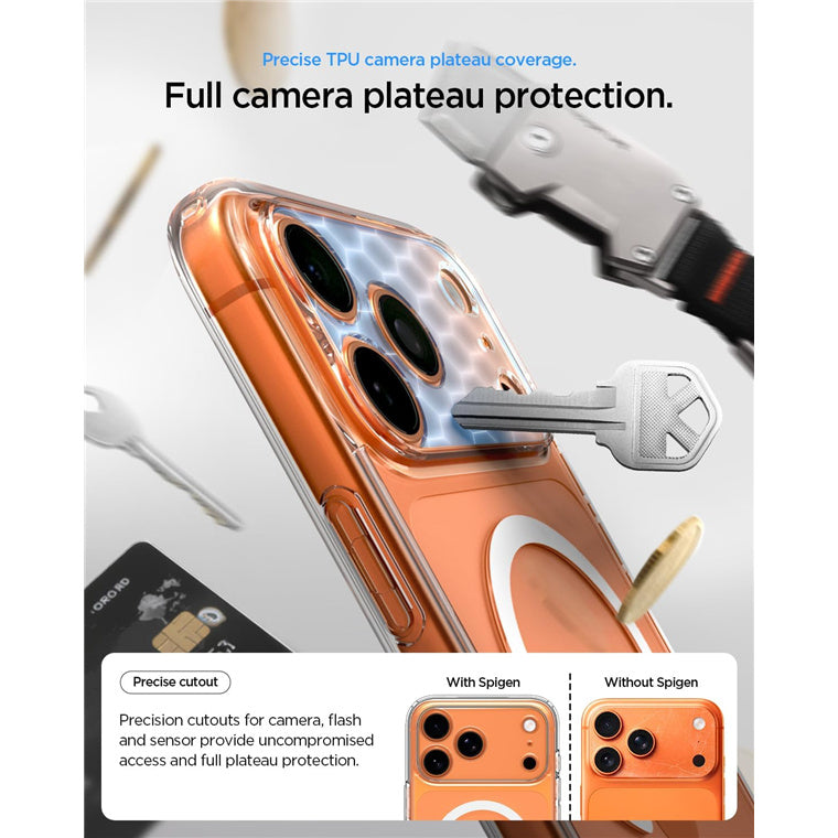Spigen iPhone 17 Pro (6.3") Ultra Hybrid  MagFit Case - Clear