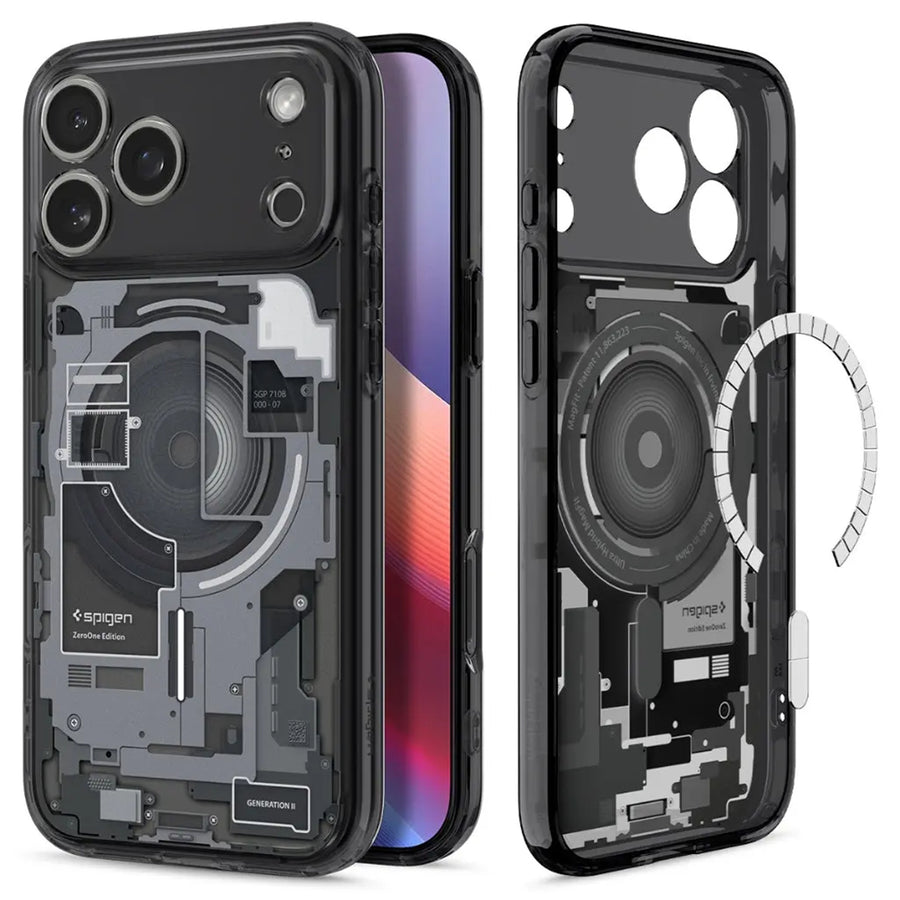 Spigen iPhone 17 Pro (6.3") Ultra Hybrid ZeroOne  MagFit Case - Crystal Clear
