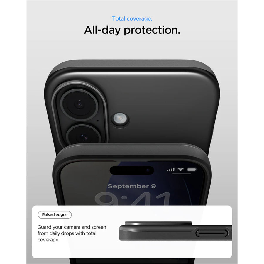 Spigen iPhone 17 (6.3") Thin Fit  MagFit Case - Black