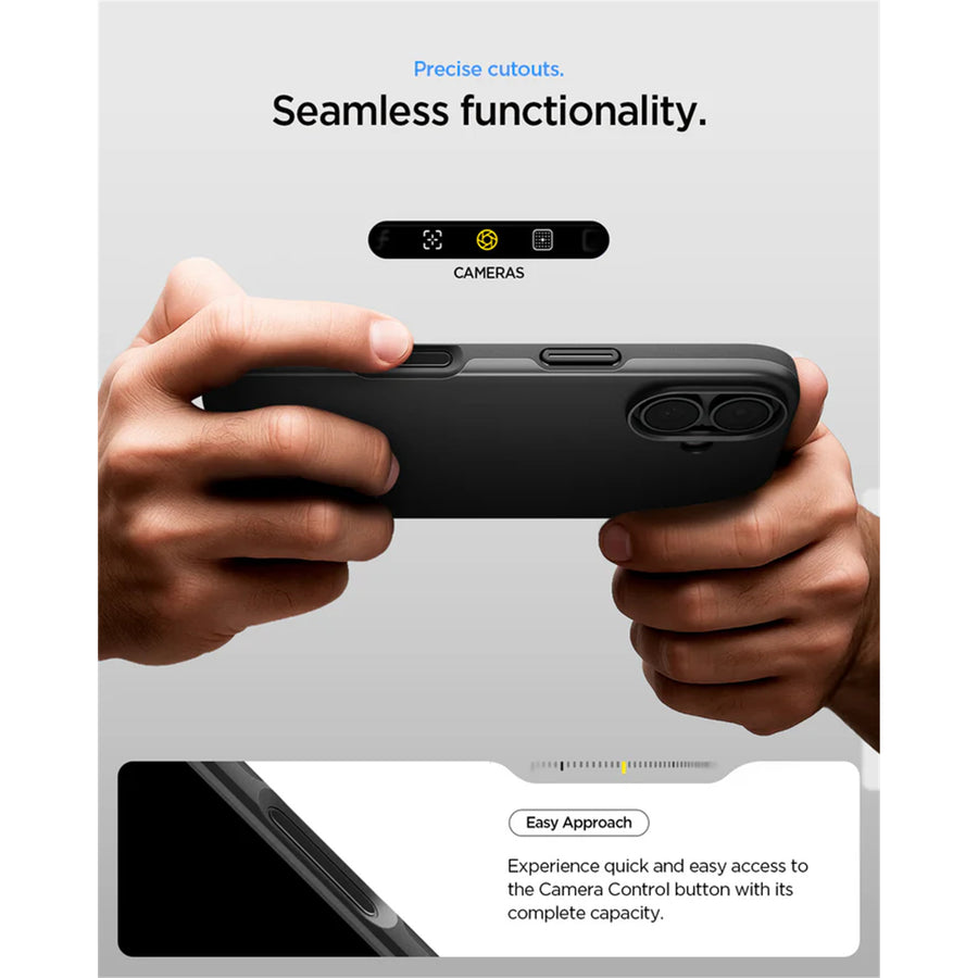 Spigen iPhone 17 (6.3") Thin Fit  MagFit Case - Black