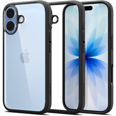 Spigen iPhone 17 (6.3") Ultra Hybrid  Case - Clear / Matte Black