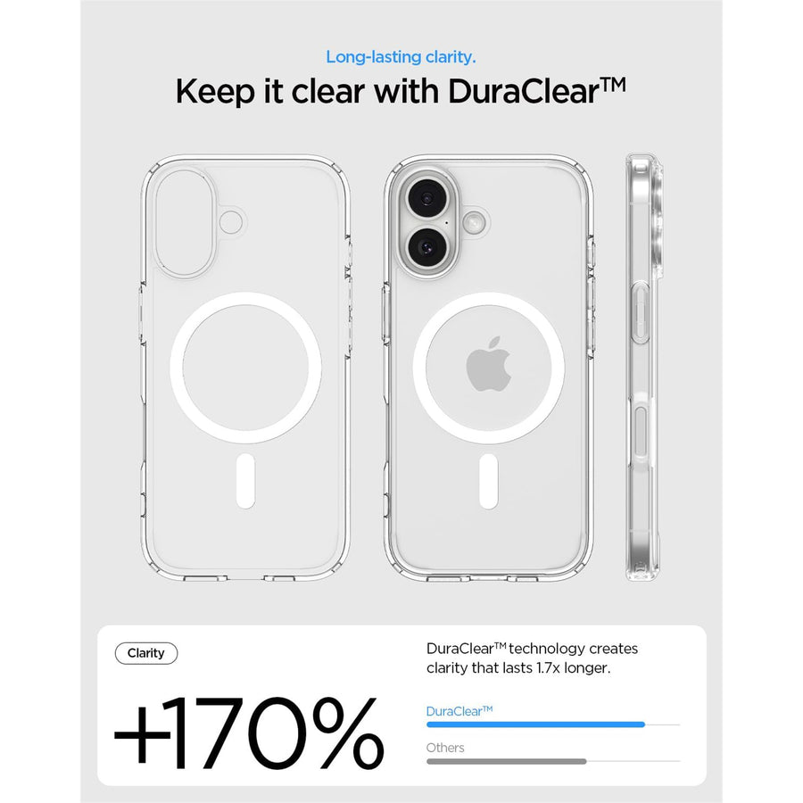 Spigen iPhone 17 (6.3") Ultra Hybrid  MagFit Case - Clear