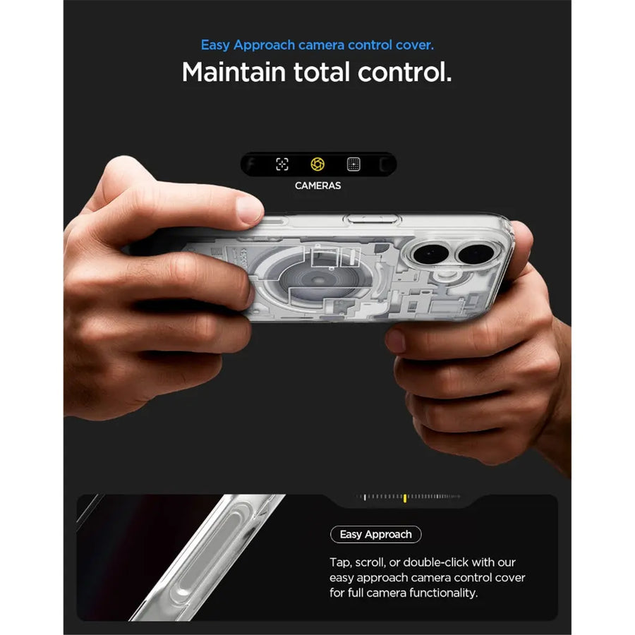Spigen iPhone 17 (6.3") Ultra Hybrid ZeroOne  MagFit Case - Crystal Clear